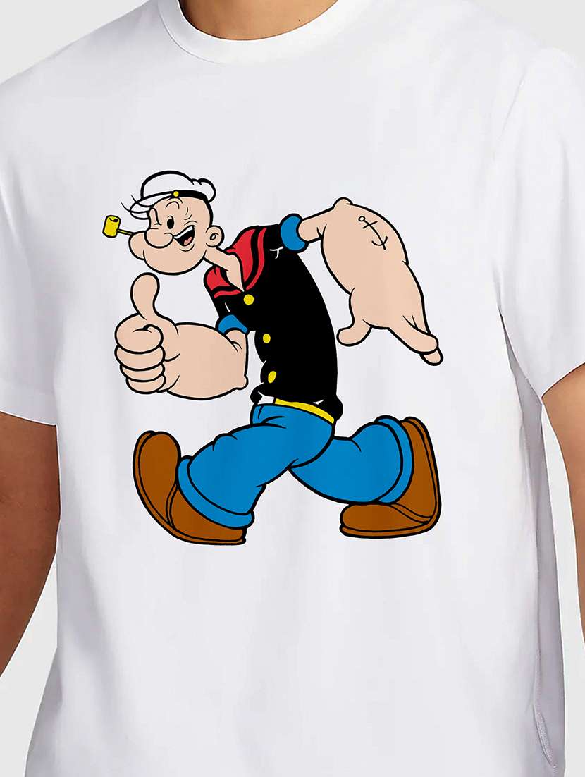 men white round neck regular fit t-shirt - 21842006 -  Standard Image - 2