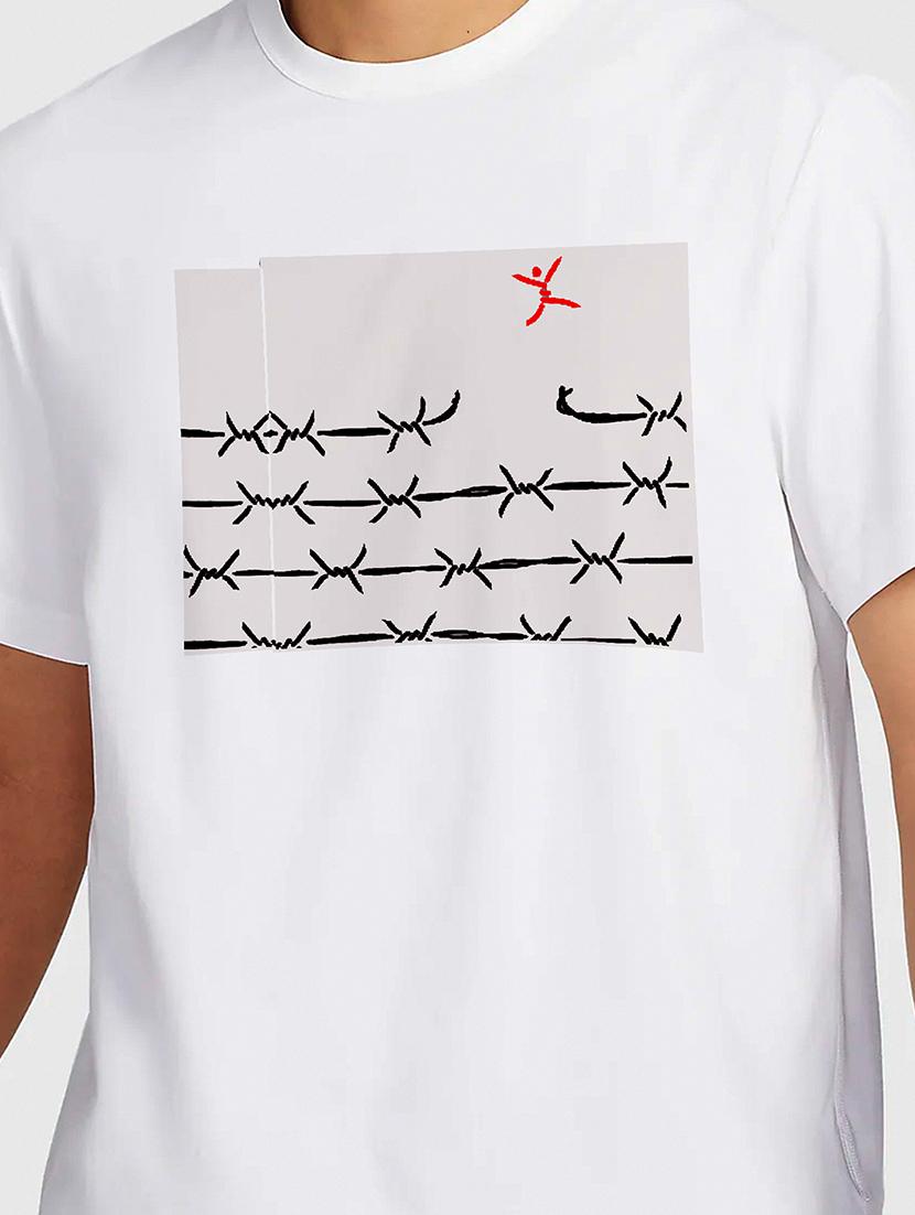 men white round neck regular fit t-shirt - 21842010 -  Standard Image - 2