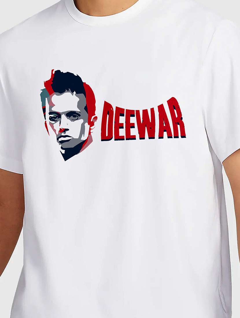 men white round neck regular fit t-shirt - 21842015 -  Standard Image - 2