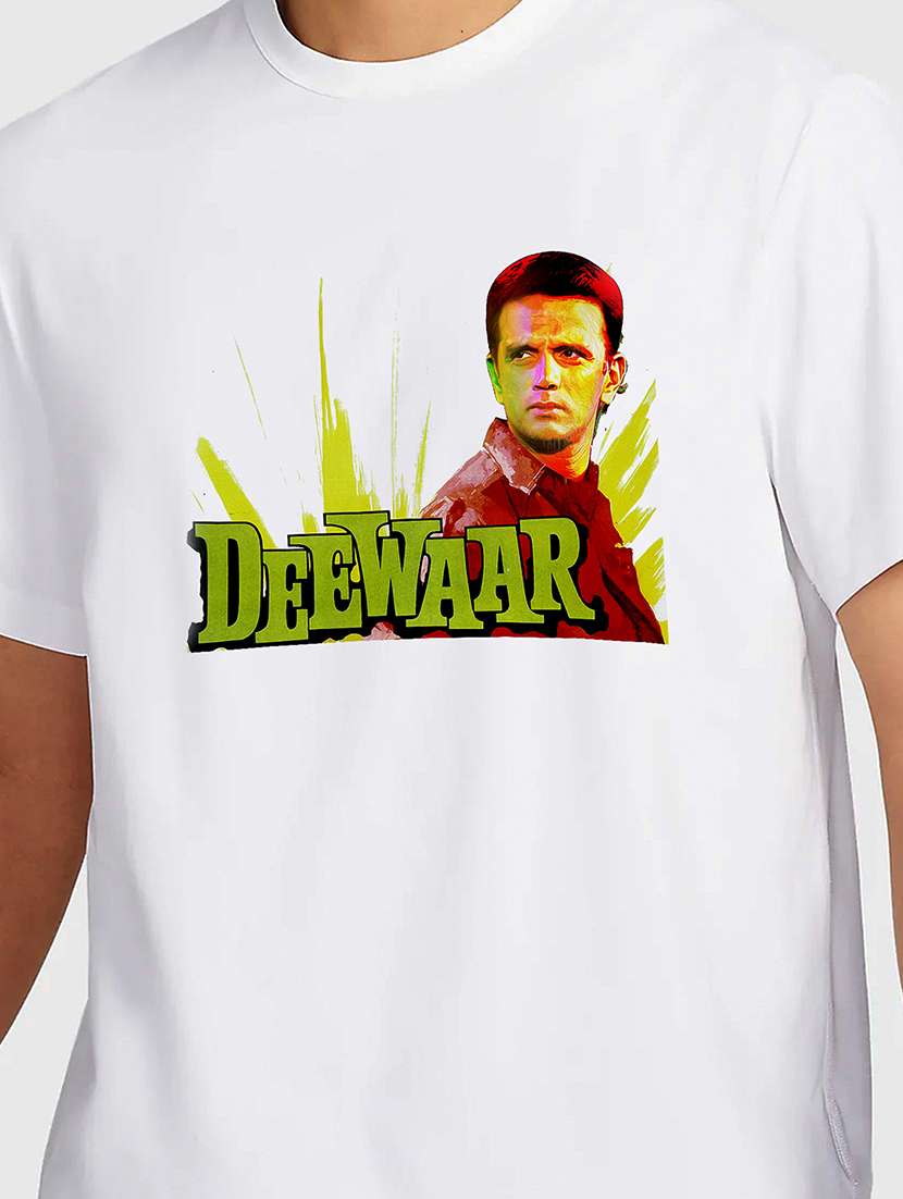 men white round neck regular fit t-shirt - 21842016 -  Standard Image - 2