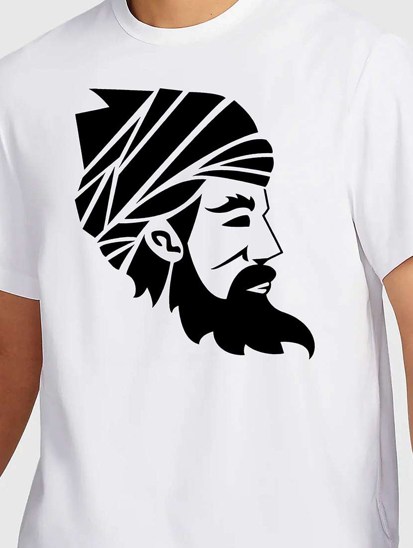 men white round neck regular fit t-shirt - 21842020 - Standard Image - 2