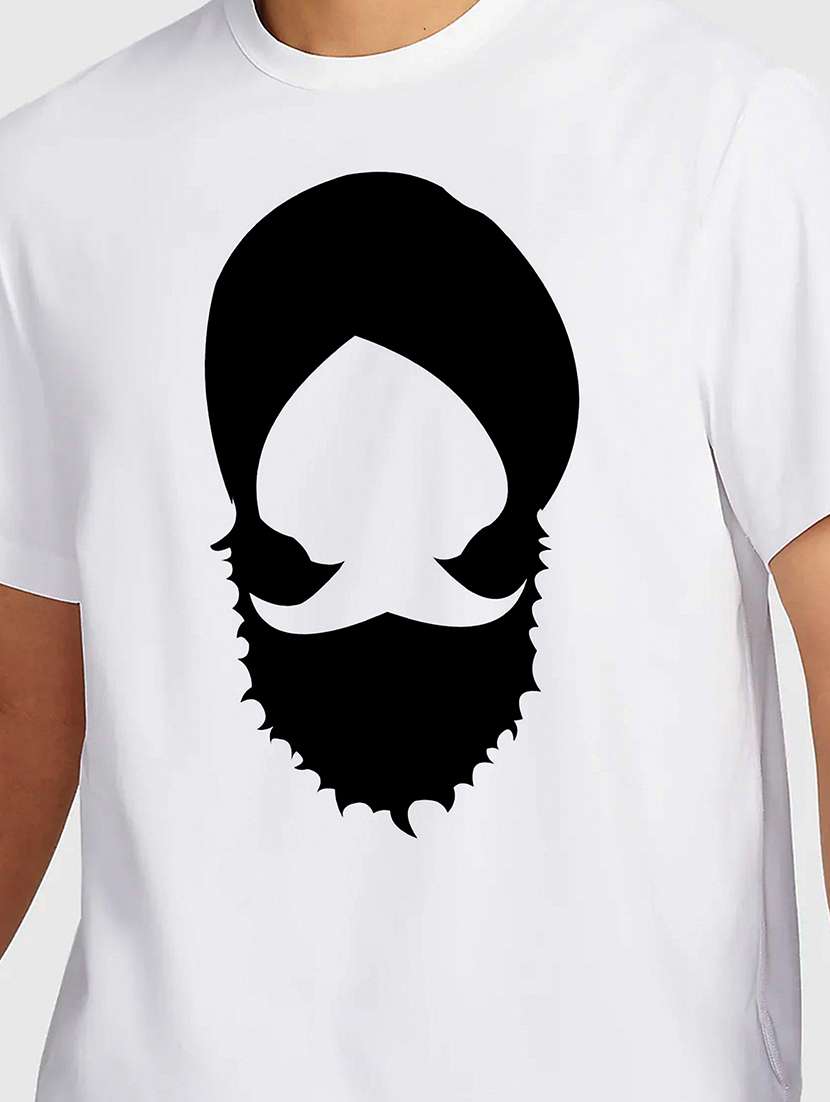 men white round neck regular fit t-shirt - 21842026 -  Standard Image - 2