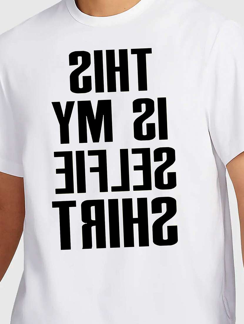 men white round neck regular fit t-shirt - 21842028 -  Standard Image - 2