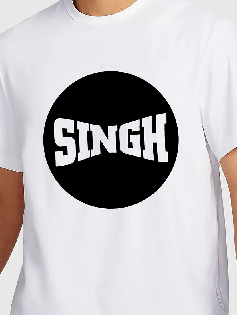 men white round neck regular fit t-shirt - 21842041 -  Standard Image - 2