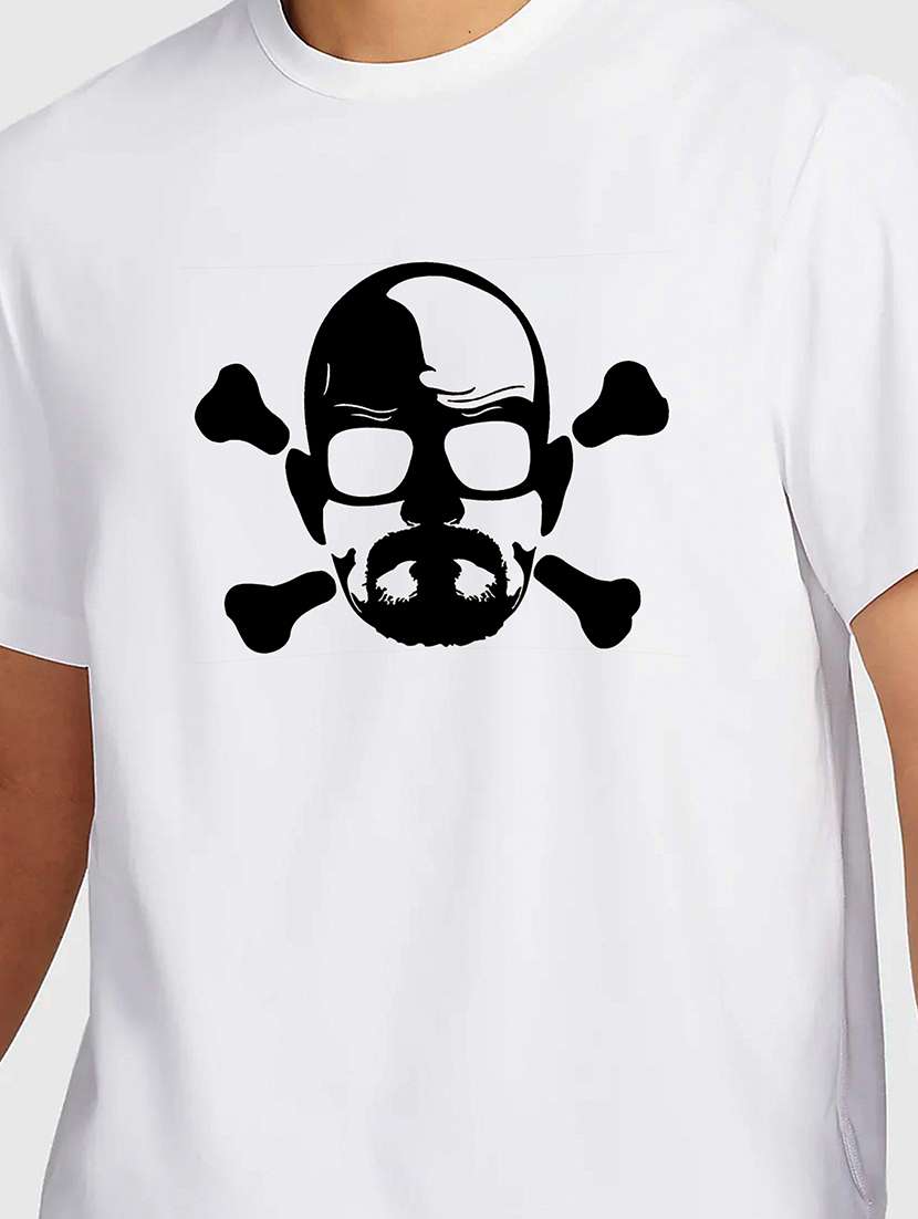 men white round neck regular fit t-shirt - 21842043 -  Standard Image - 2