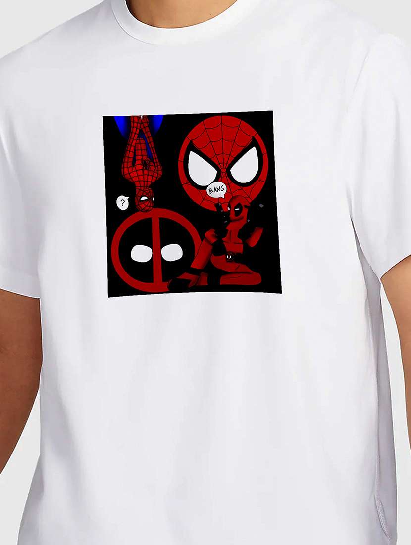 men white round neck regular fit t-shirt - 21842051 -  Standard Image - 2