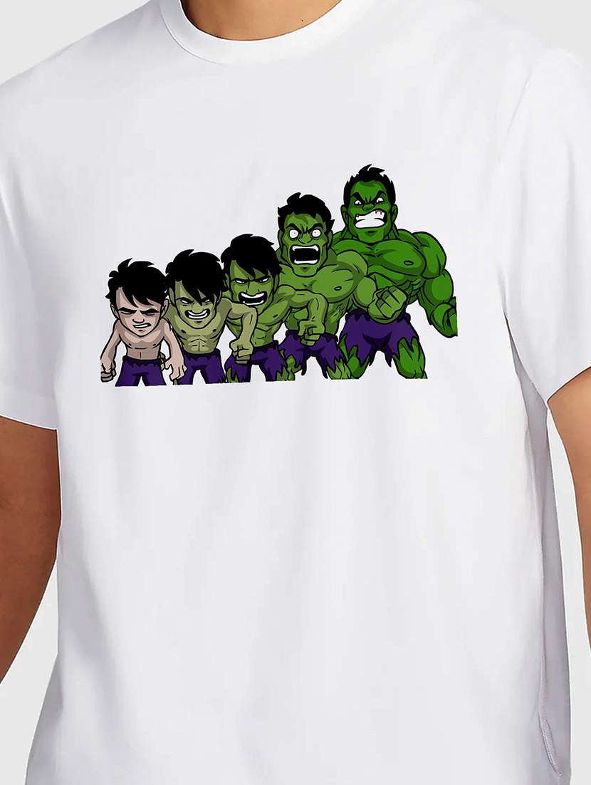 men white round neck regular fit t-shirt - 21842054 -  Standard Image - 2