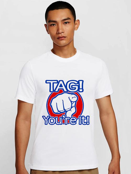 men white round neck regular fit t-shirt - 21842072 -  Standard Image - 0