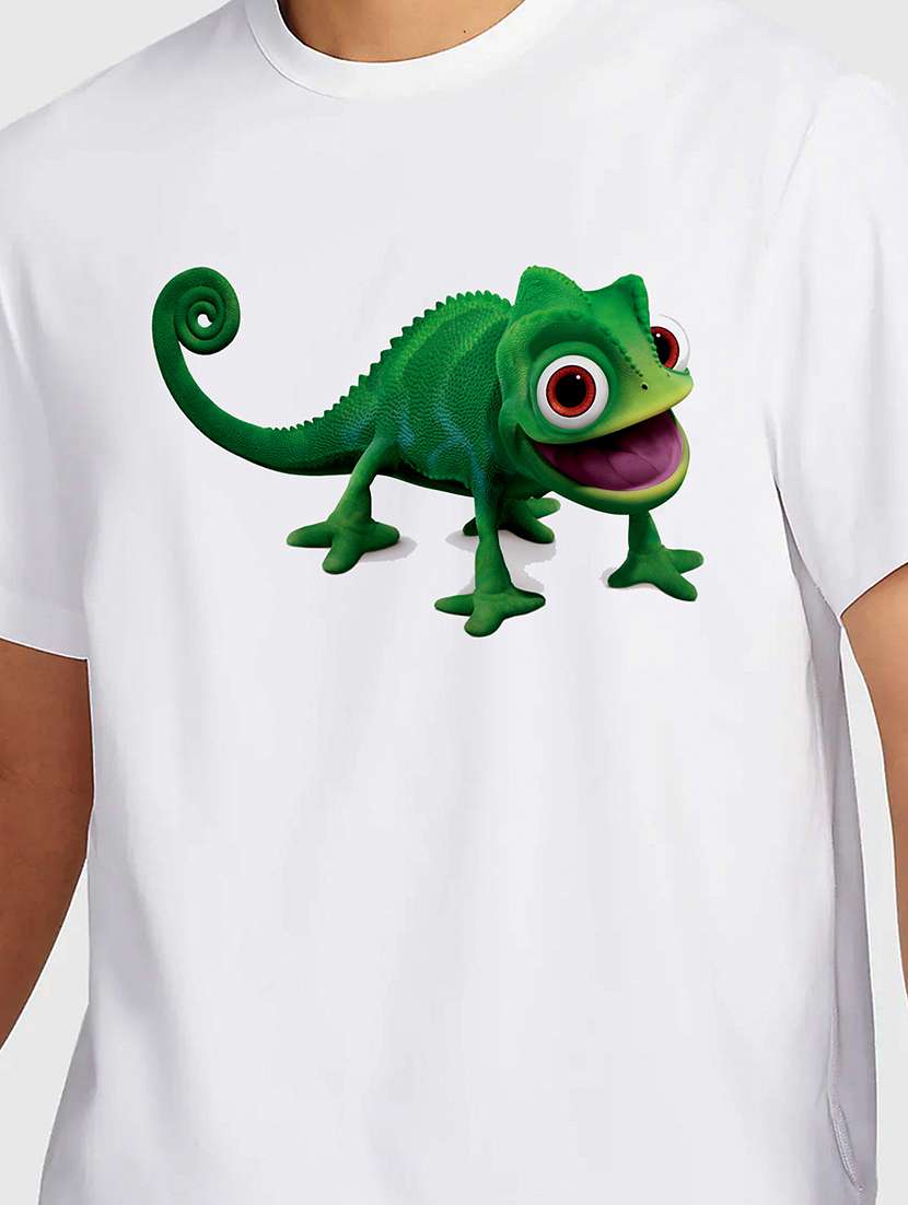 men white round neck regular fit t-shirt - 21842073 -  Standard Image - 2