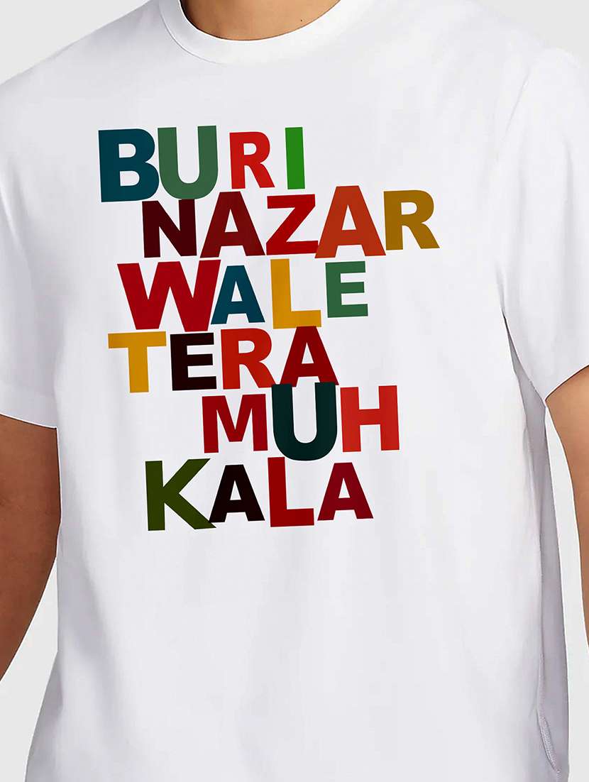 men white round neck regular fit t-shirt - 21842087 - Standard Image - 2