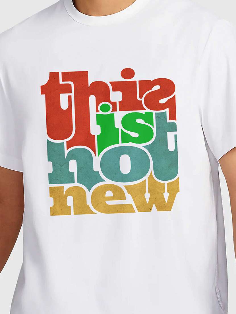 men white round neck regular fit t-shirt - 21842110 -  Standard Image - 2