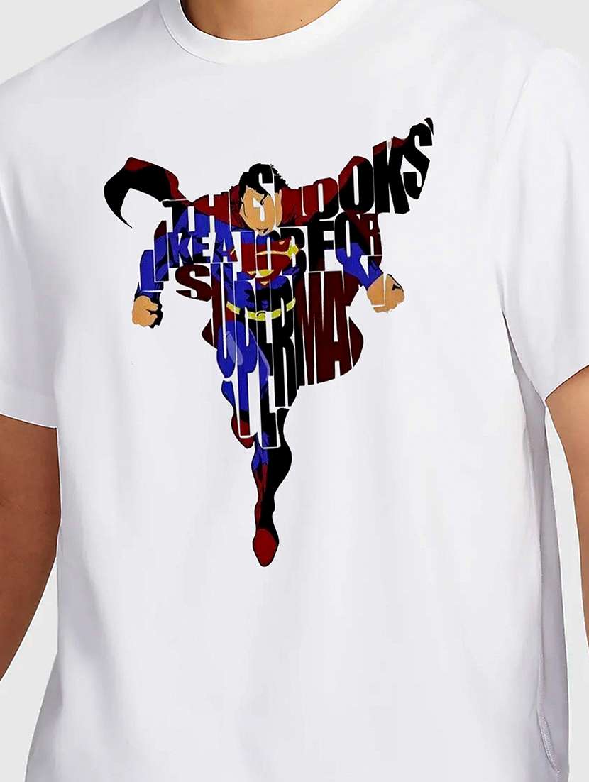 men white round neck regular fit t-shirt - 21842111 -  Standard Image - 2