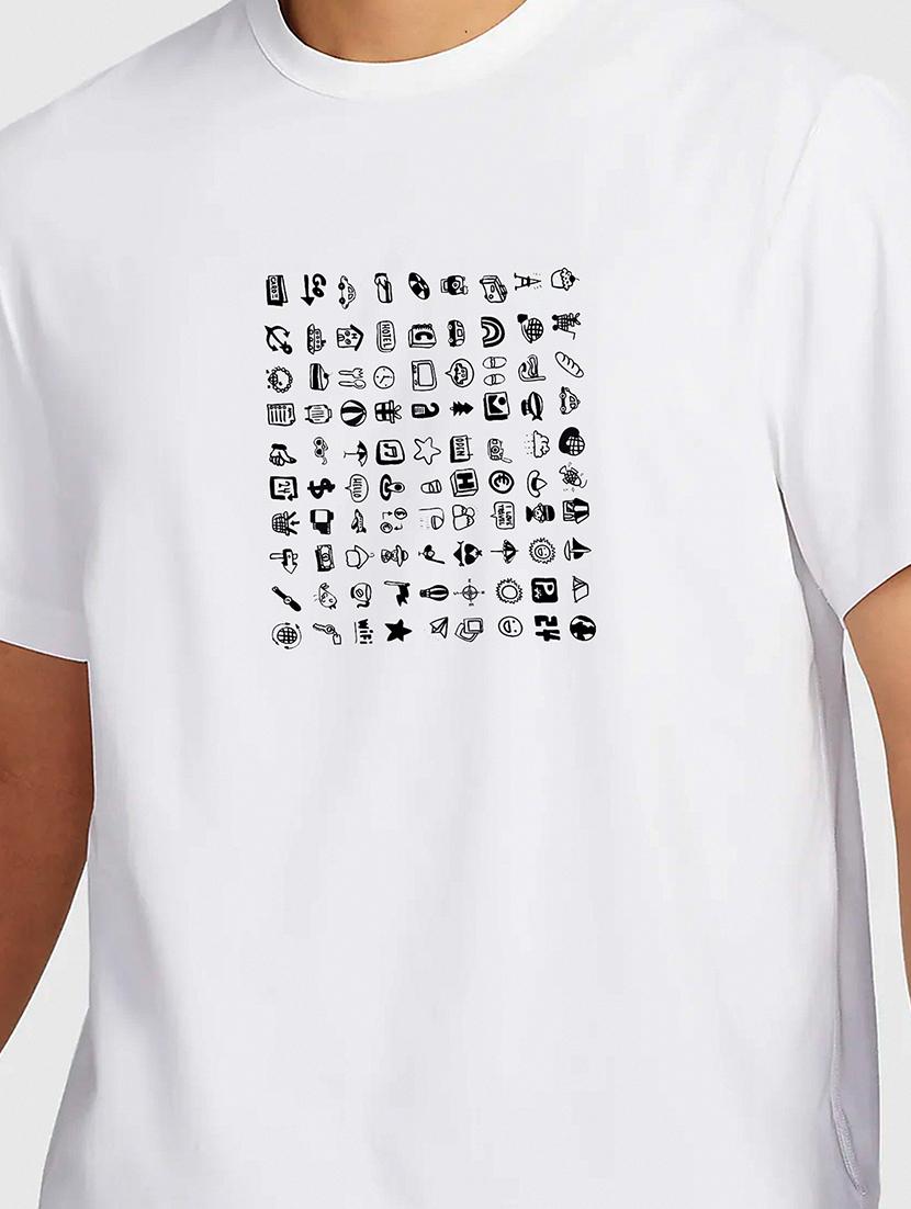 men white round neck regular fit t-shirt - 21842122 - Standard Image - 2