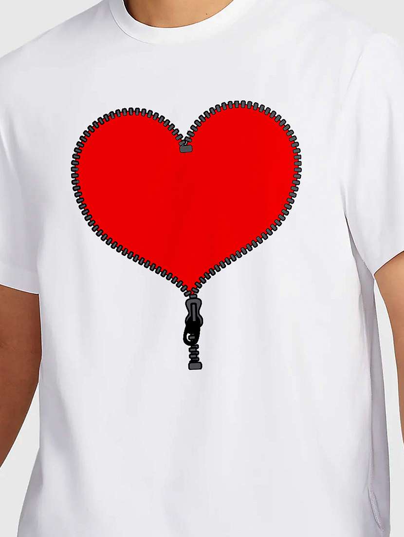 men white round neck regular fit t-shirt - 21842130 -  Standard Image - 2