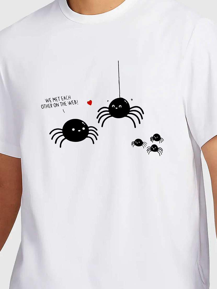 men white round neck regular fit t-shirt - 21842146 -  Standard Image - 2