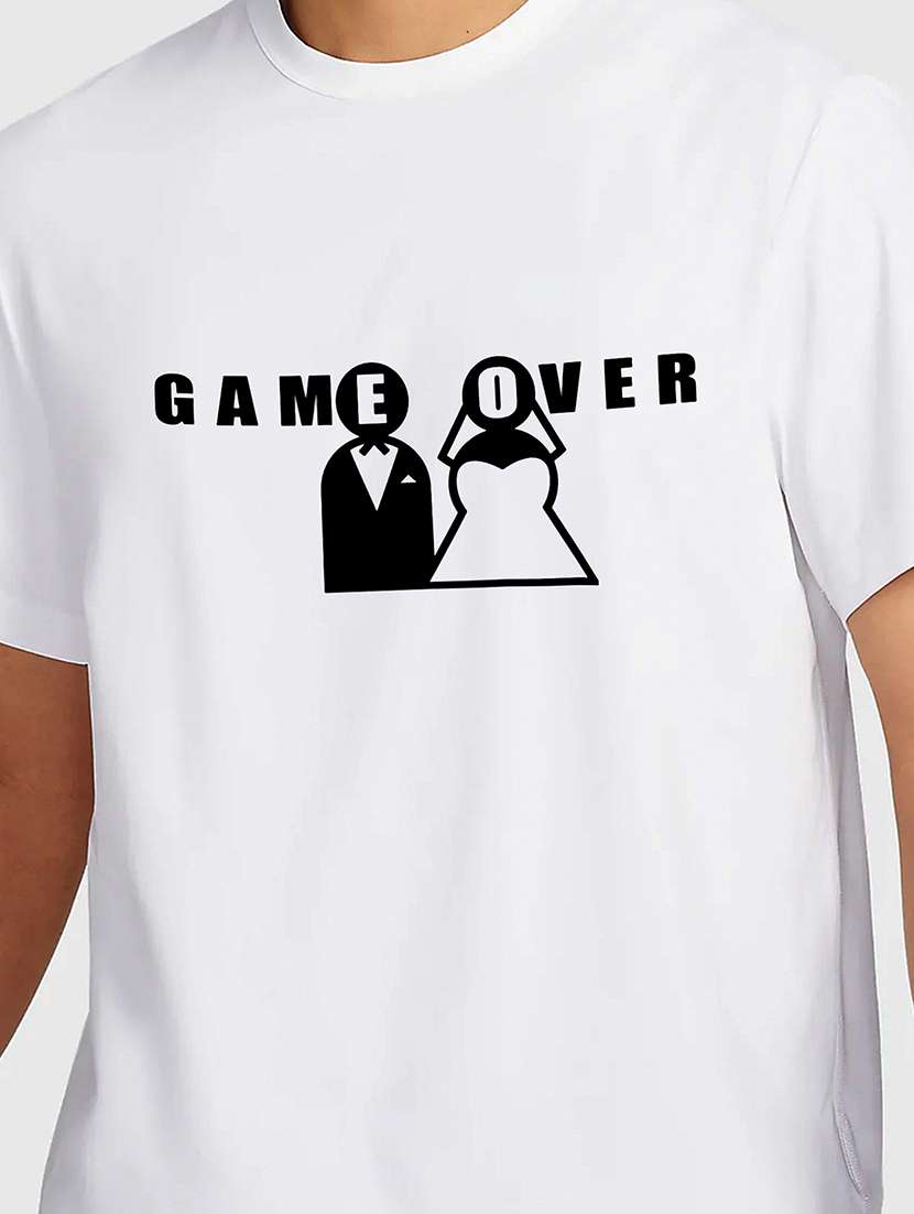 men white round neck regular fit t-shirt - 21842148 - Standard Image - 2