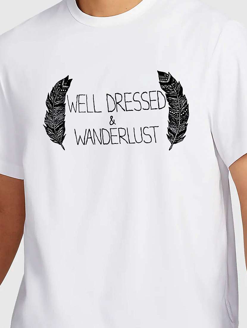 men white round neck regular fit t-shirt - 21842152 -  Standard Image - 2