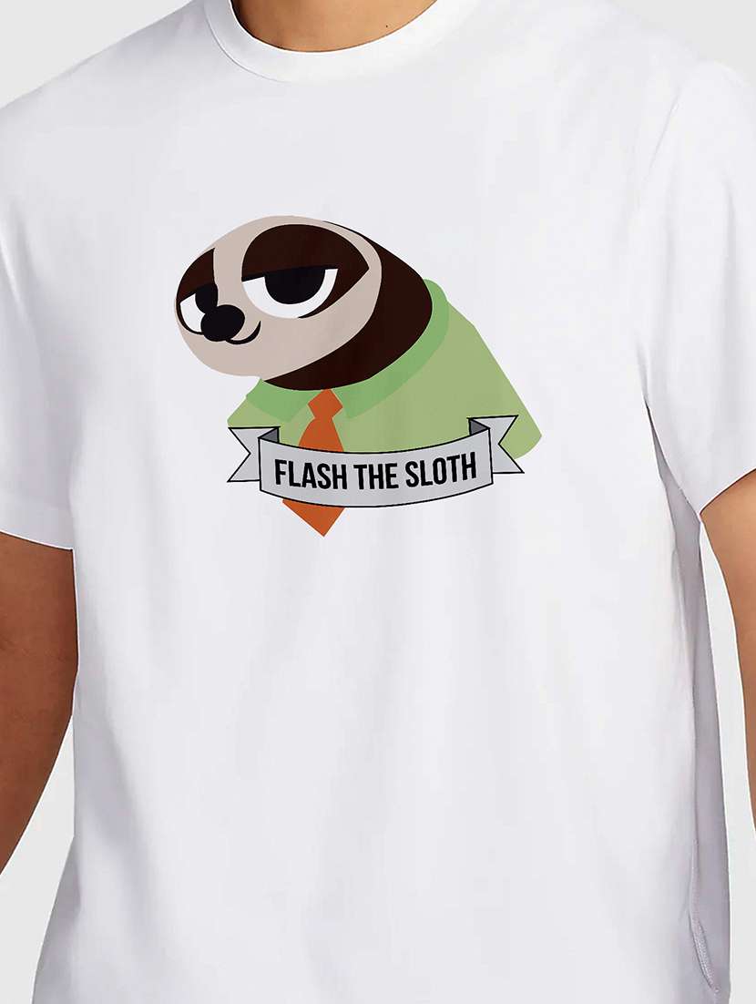 men white round neck regular fit t-shirt - 21842173 -  Standard Image - 2