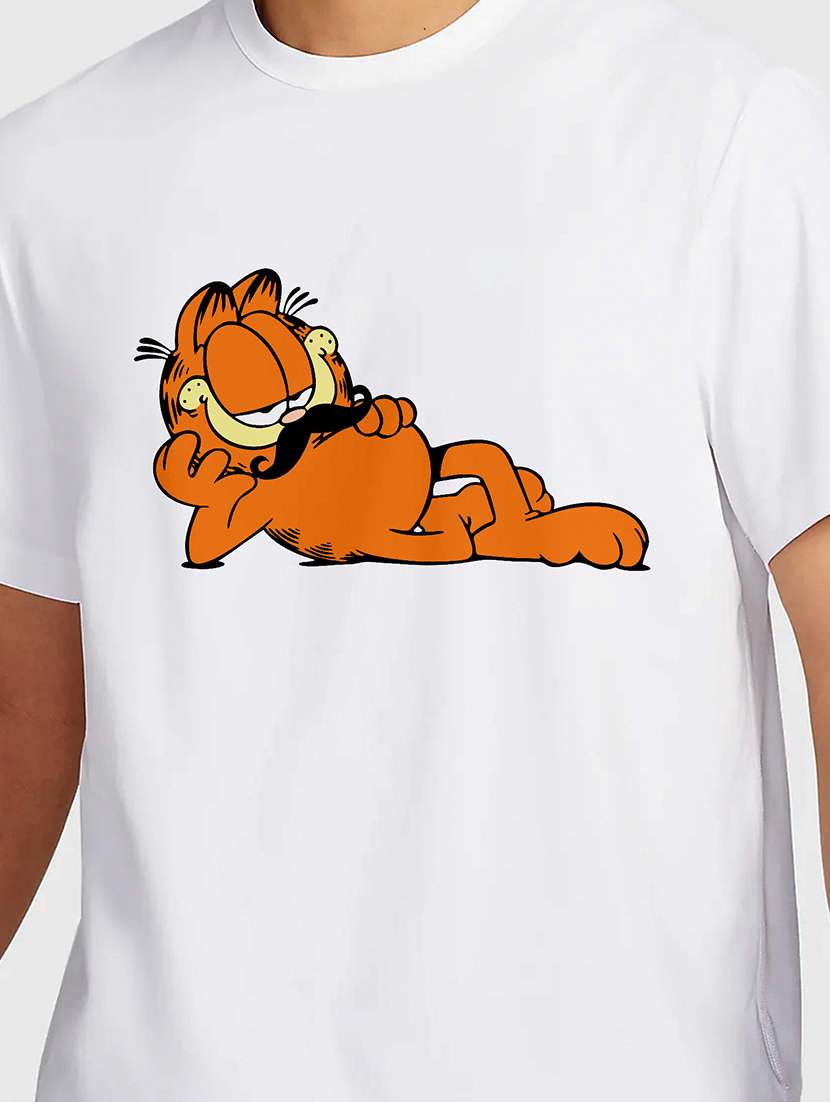 men white round neck regular fit t-shirt - 21842182 -  Standard Image - 2