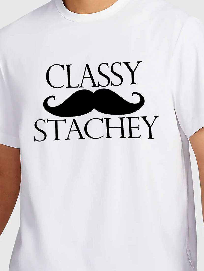 men white round neck regular fit t-shirt - 21842183 -  Standard Image - 2