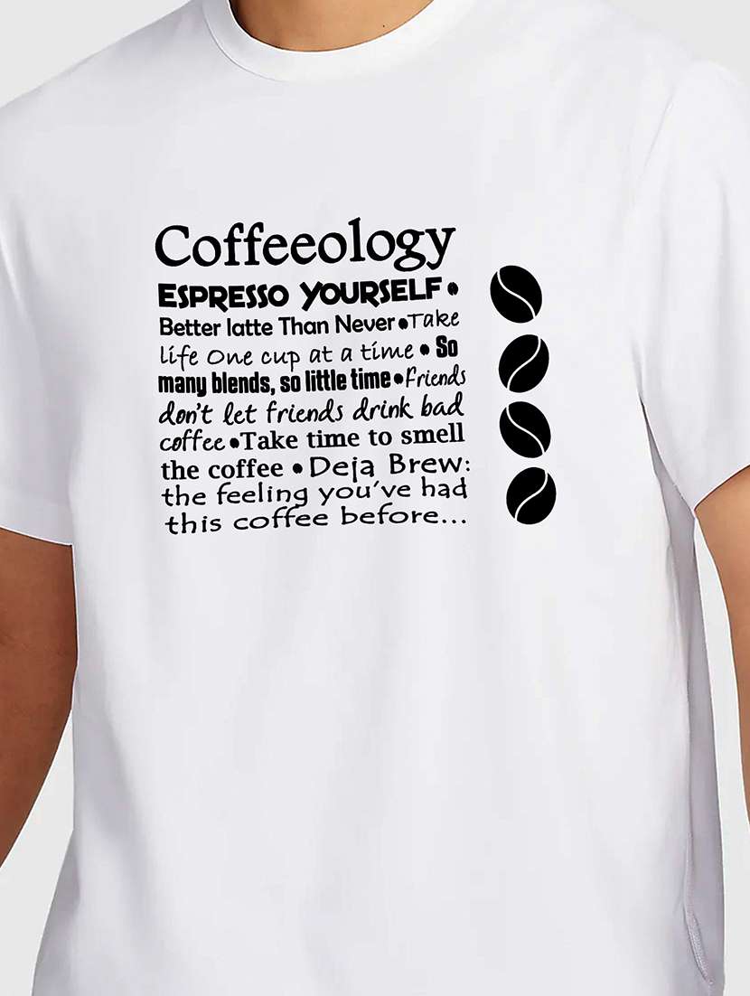 men white round neck regular fit t-shirt - 21842188 -  Standard Image - 2