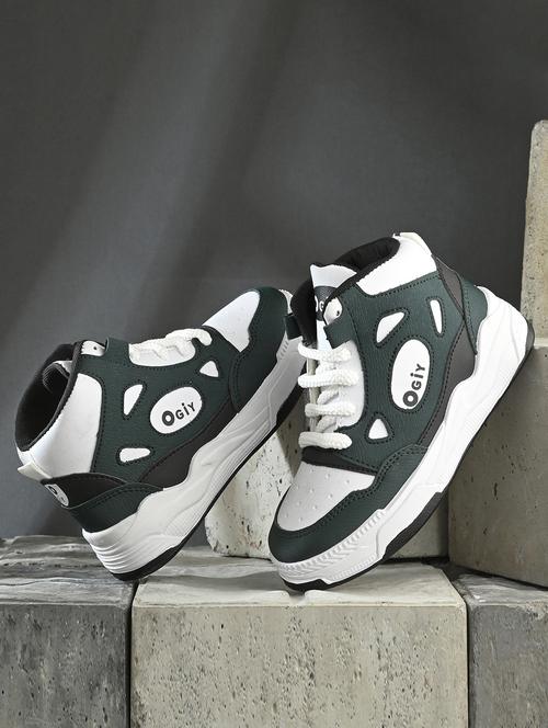boys black lace up sneaker - 21842888 - Standard Image - 0