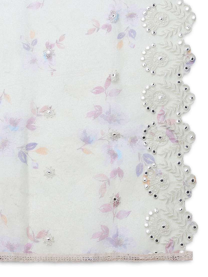 women three quarter sleeve kurta pant with dupatta set - 21842970 -  Standard Image - 7