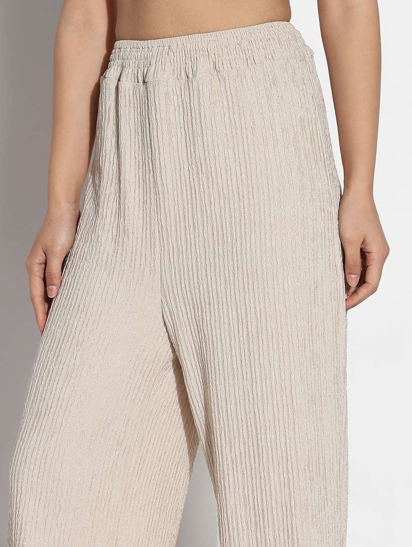 women solid top and trouser with shrug set  - 21843063 -  Standard Image - 7