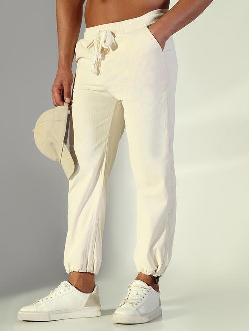 men lcream solid low rise jogger - 21843194 - Standard Image - 0