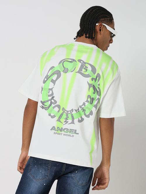 men all over print round neck regular fit t-shirt - 21843261 -  Standard Image - 0