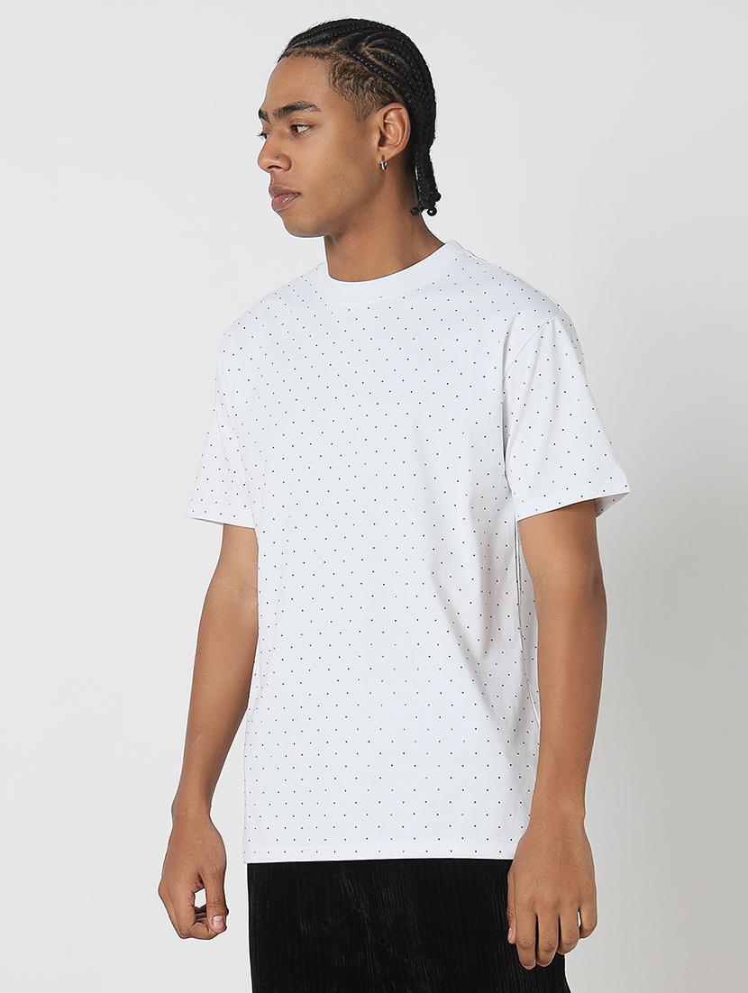 men all over print round neck regular fit t-shirt - 21843262 - Standard Image - 2