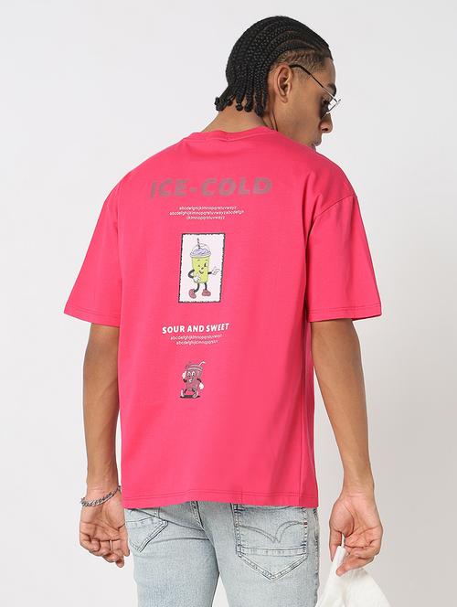 men back print round neck regular fit t-shirt - 21843294 -  Standard Image - 0