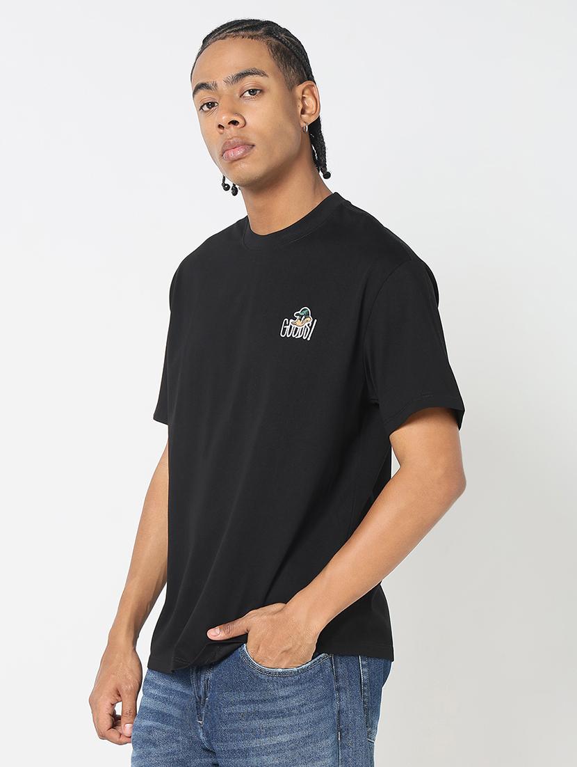 men back print round neck regular fit t-shirt - 21843308 - Standard Image - 2
