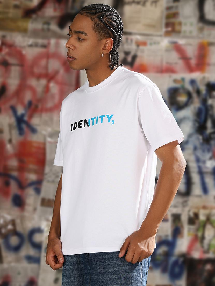 men chest print round neck regular fit t-shirt - 21843322 - Standard Image - 2