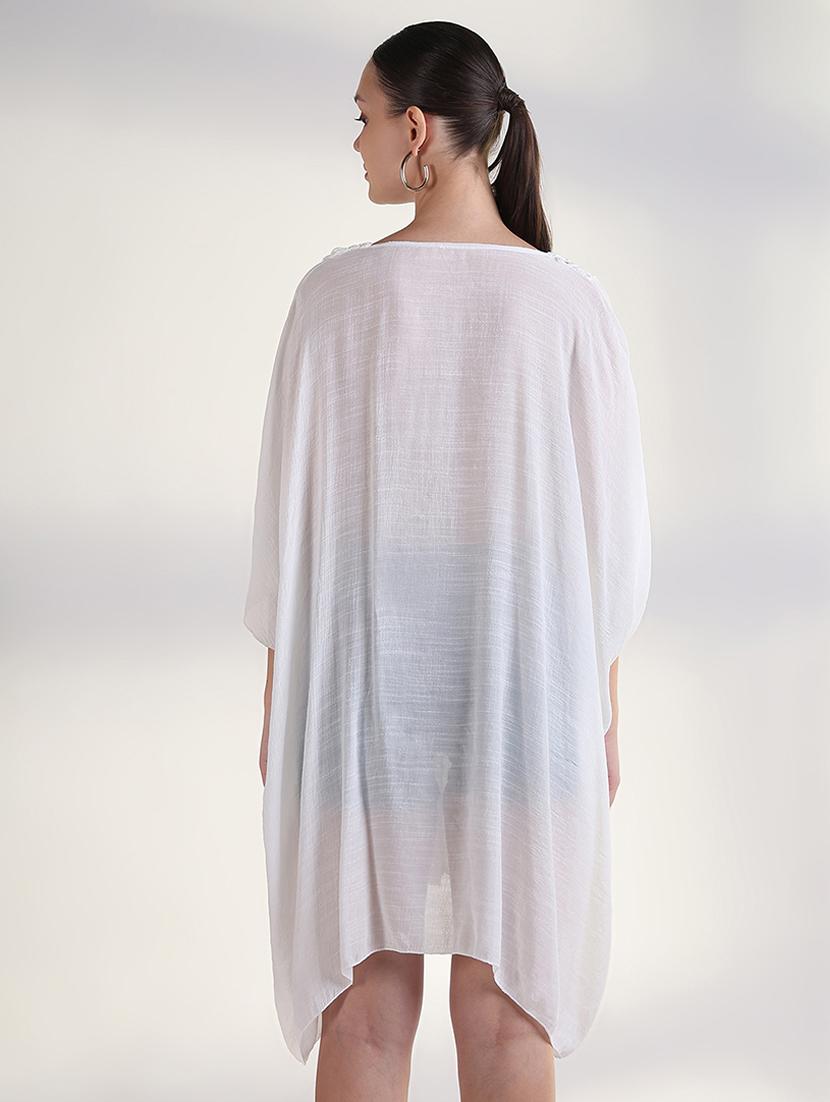 women lace detailed asymmetric dress - 21843359 - Standard Image - 2