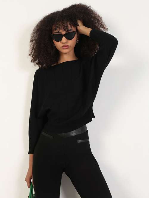 women batwing sleeves regular top - 21843367 - Standard Image - 0
