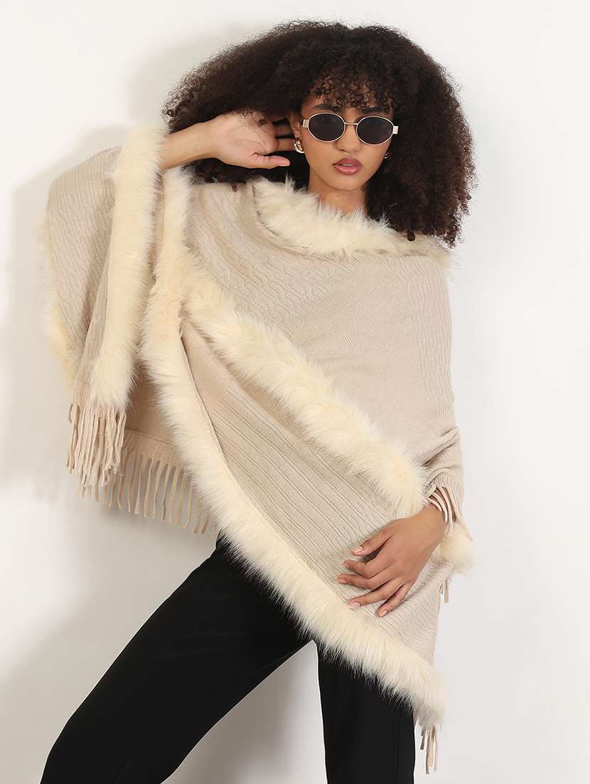 women self designed poncho