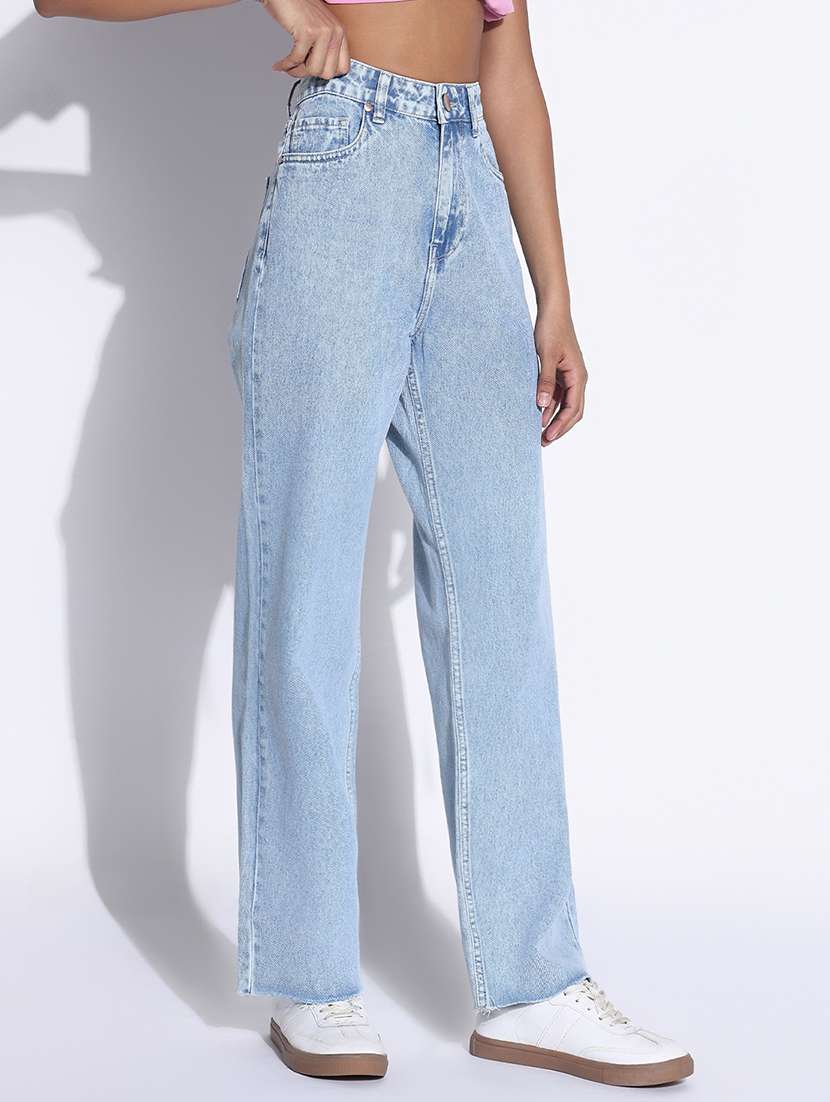 women high rise straight fit jean - 21843519 -  Standard Image - 2