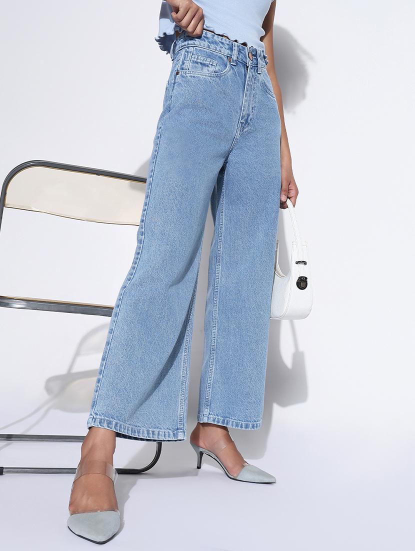 women high rise straight fit jean - 21843541 -  Zoom Image - 0
