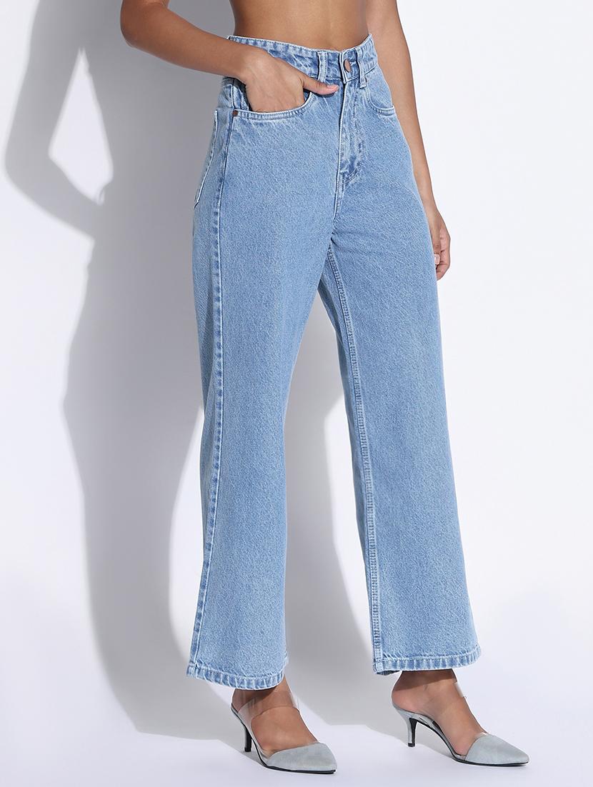 women high rise straight fit jean - 21843541 - Standard Image - 2