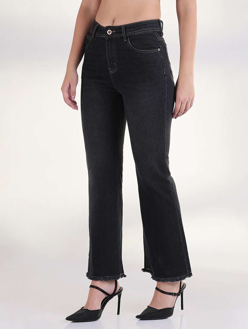 women high rise bootcut jean - 21843550 -  Standard Image - 2