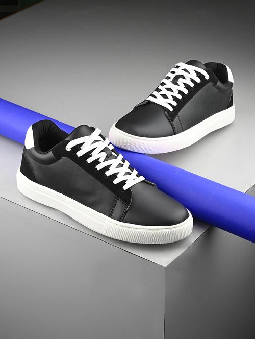 men black lace up sneaker - 21843882 - Standard Image - 0