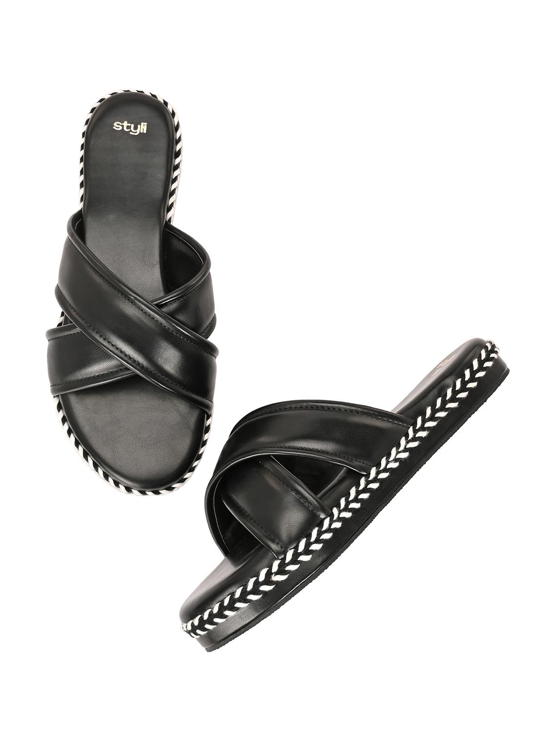 women black embellished flats - 21844121 - Standard Image - 2