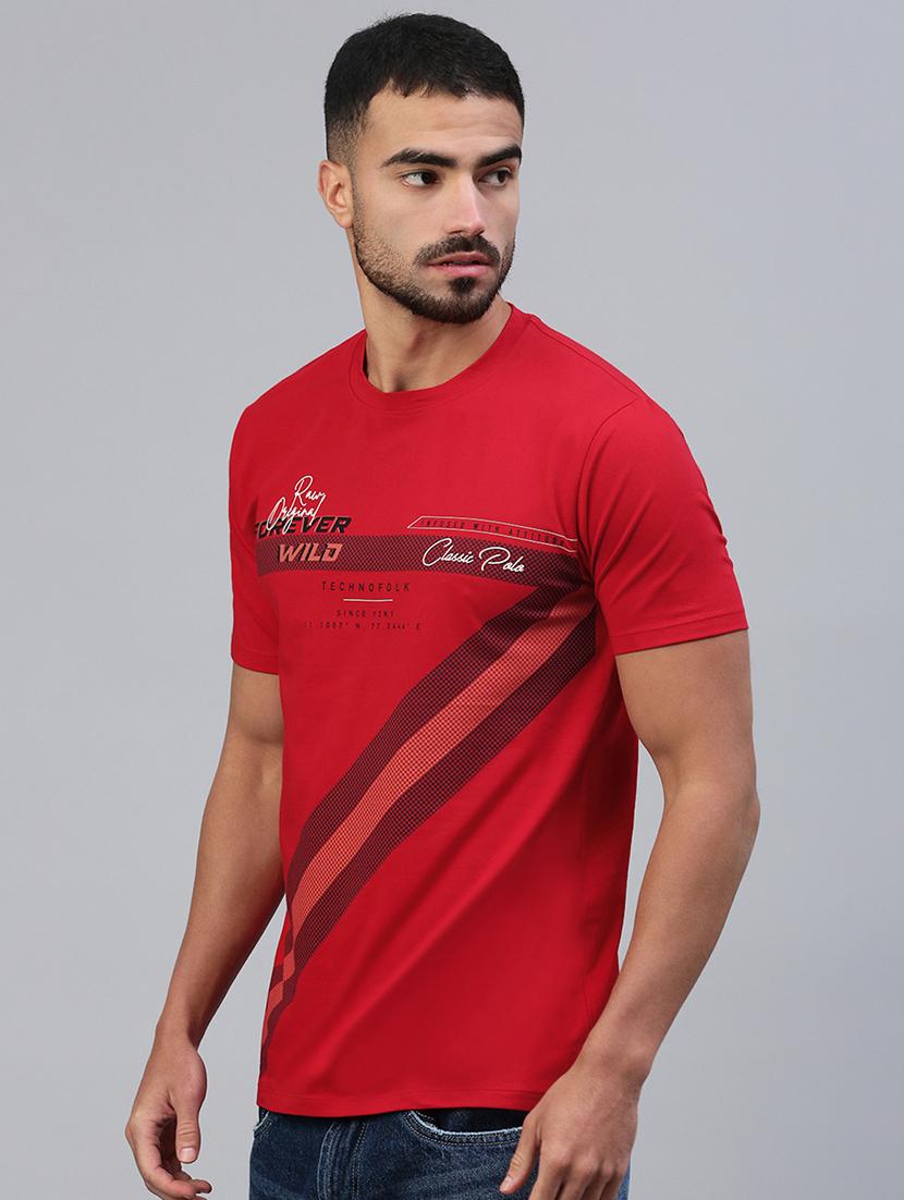 men printed short sleeve slim fit t-shirt - 21844290 - Standard Image - 2