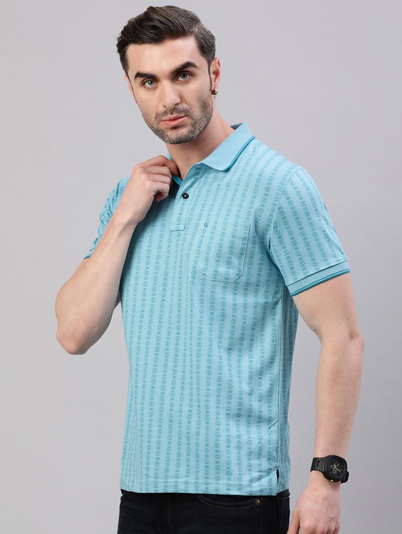 men stripes short sleeve slim fit polo t-shirt - 21844315 - Standard Image - 2