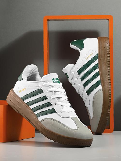 women white lace-up sneaker - 21844357 -  Standard Image - 0