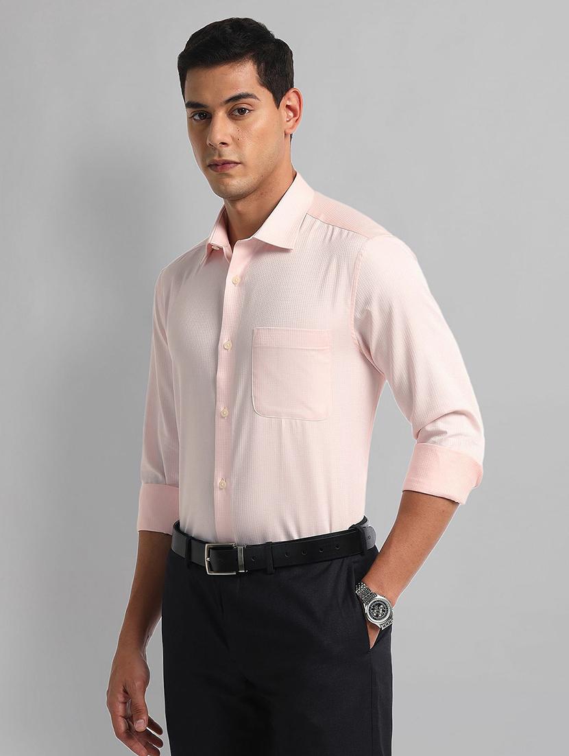 men solid long sleeve regular fit formal shirt - 21844585 - Standard Image - 2