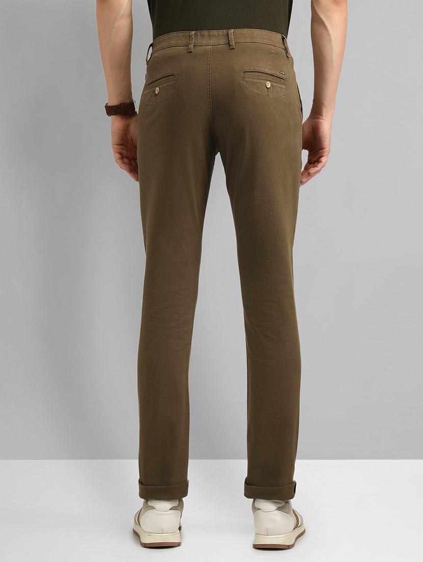 men mid rise slim fit chinos casual trouser - 21844759 - Standard Image - 2