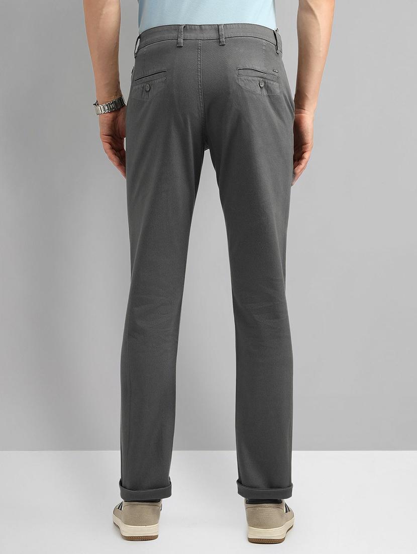 men mid rise slim fit chinos casual trouser - 21844760 - Standard Image - 2