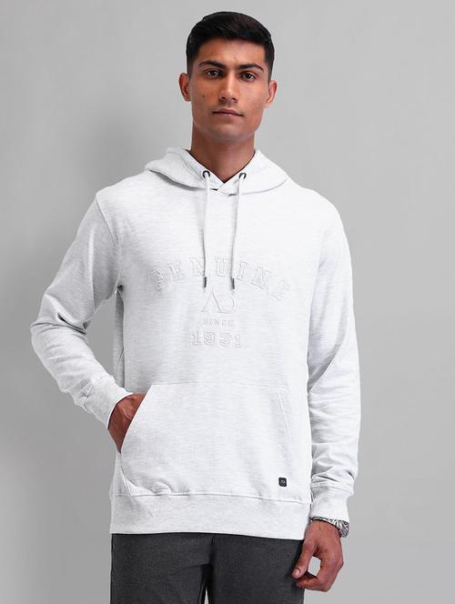 men solid long sleeve hooded sweatshirt - 21844821 -  Standard Image - 0